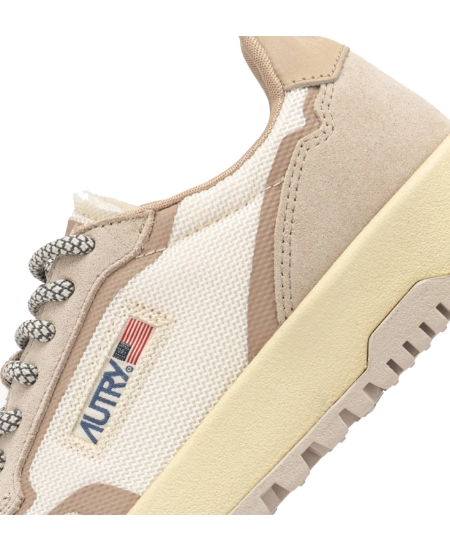 spezial madrid Aytry Wildpace Low Suede Sneakers Nabuk White & Sand Liquidación