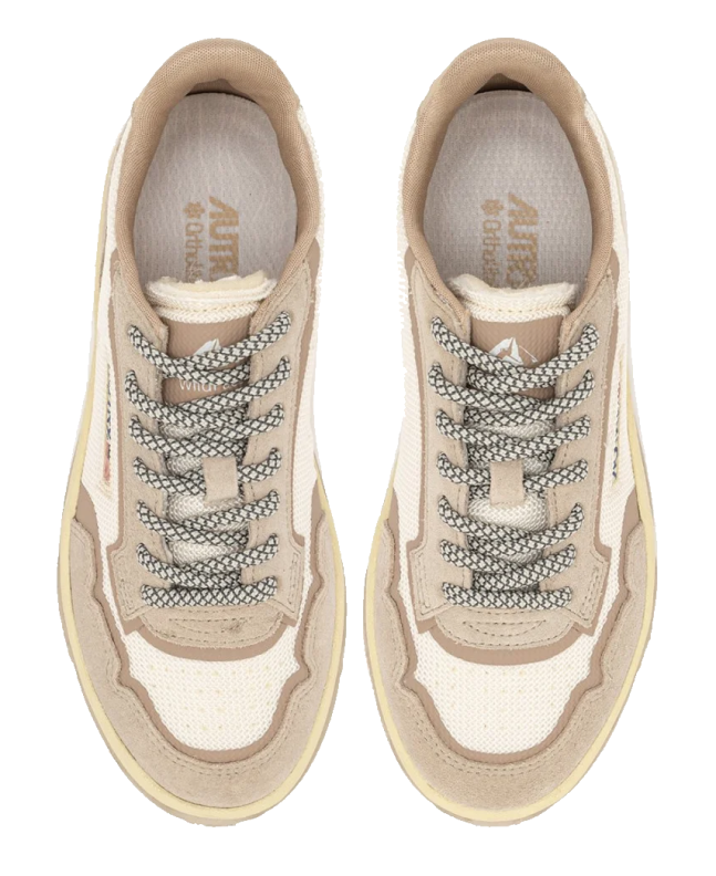 spezial madrid Aytry Wildpace Low Suede Sneakers Nabuk White & Sand Liquidación