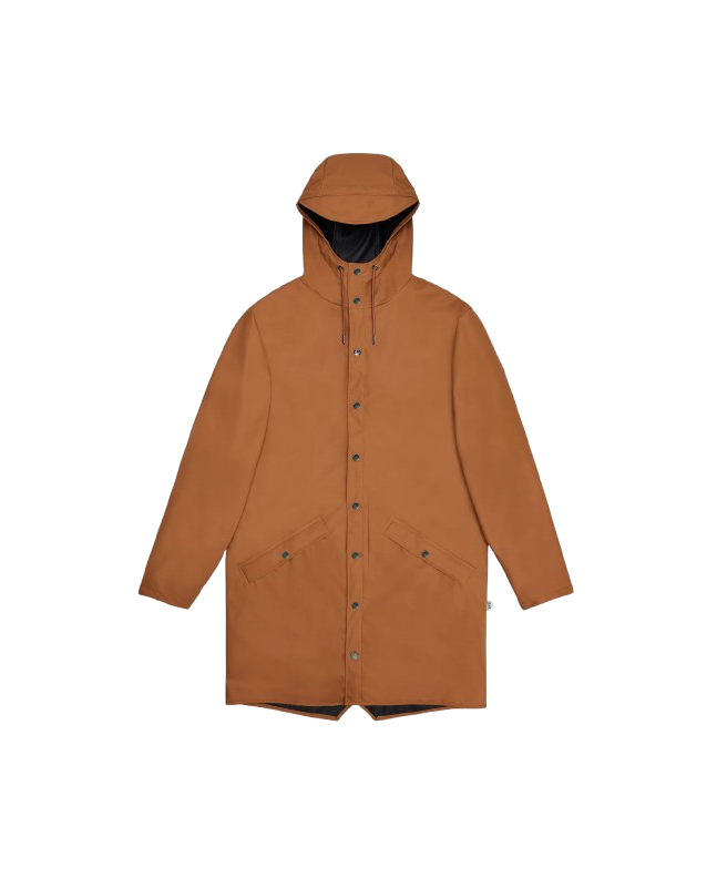 spezial madrid Rains Long Jacket Rust Descuento por venta flash