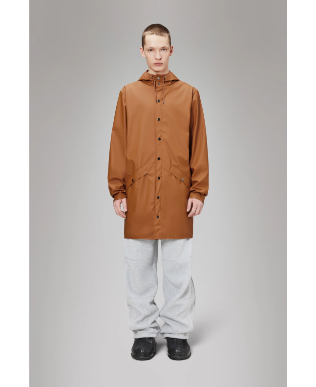 spezial madrid Rains Long Jacket Rust Descuento por venta flash