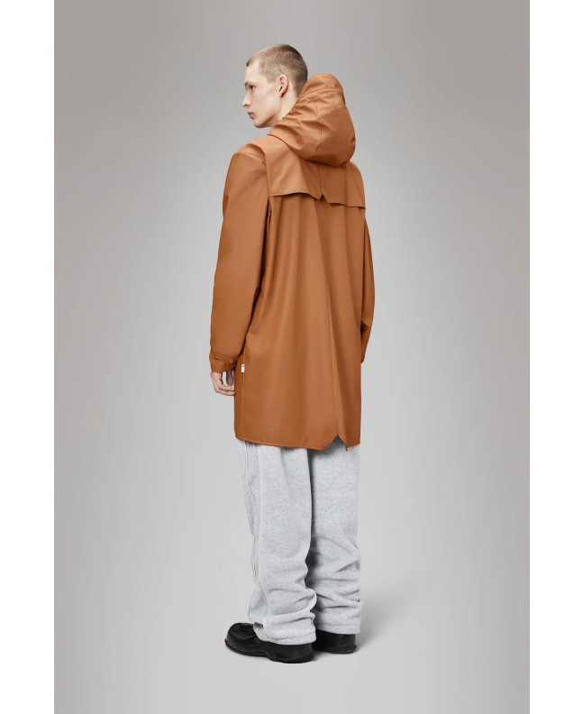 spezial madrid Rains Long Jacket Rust Descuento por venta flash