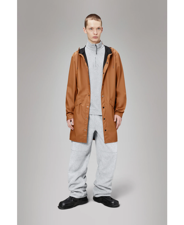 spezial madrid Rains Long Jacket Rust Descuento por venta flash