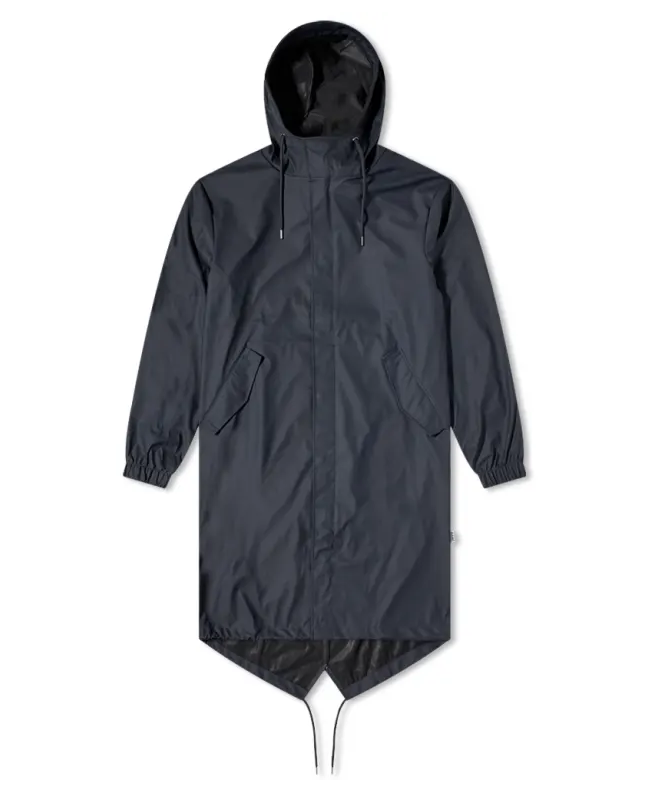 spezial madrid Rains Fishtail Parka Navy En oferta