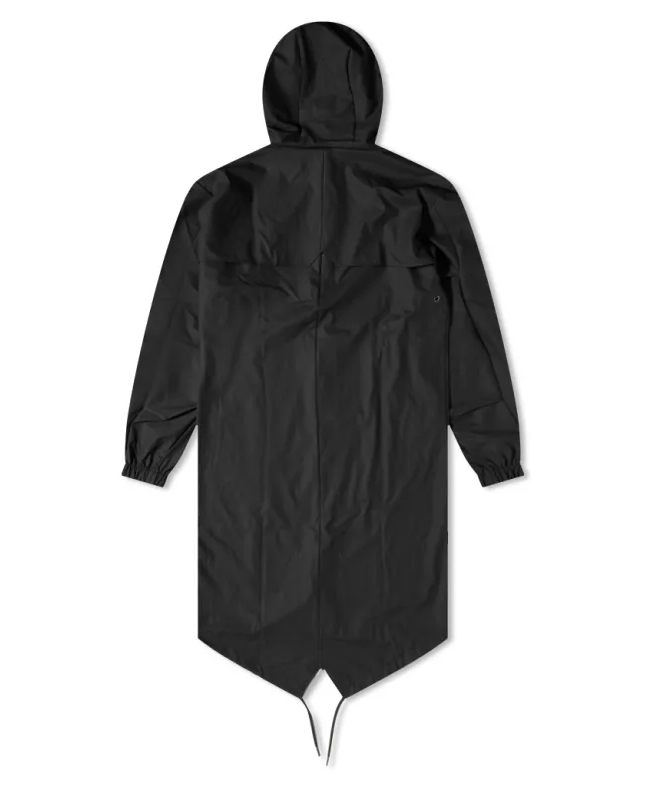 spezial madrid Rains Fishtail Parka Black Rebajas baratas