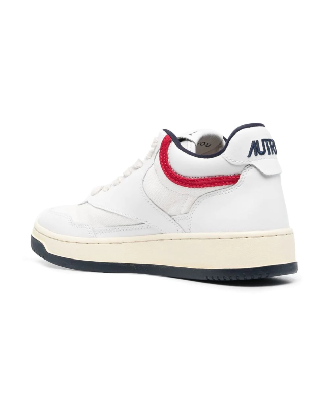 spezial madrid Autry Open Mid Up Laces White & Blue Tienda