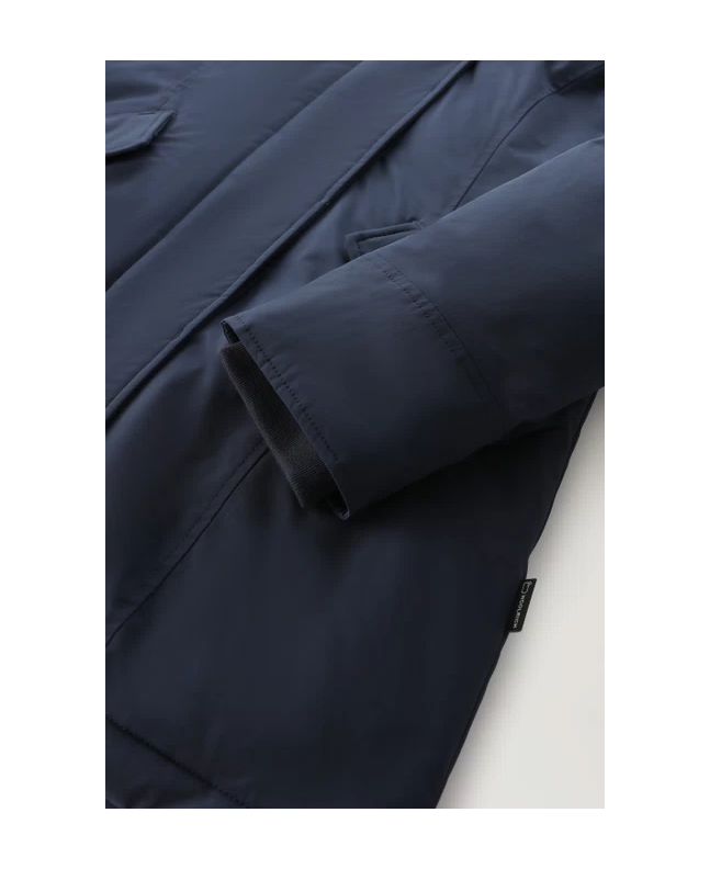 spezial madrid Woolrich W´s Luxury Arctic Parka Melton Blue Envío gratis