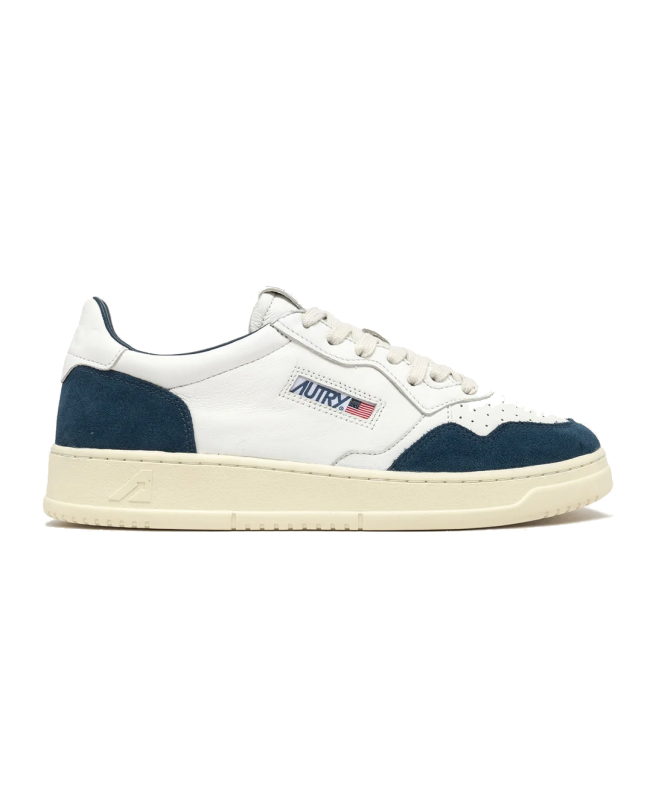 spezial madrid Autry Medalist Low Suede Leather Sneaker Suede White & Capri Superdescuento