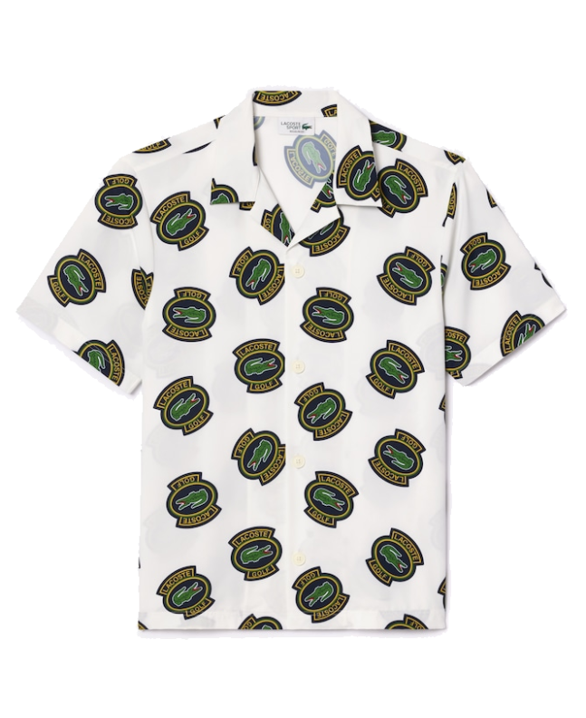 spezial madrid Lacoste Ultra Dry Short Sleeve Golf Shirt White Libre de impuestos