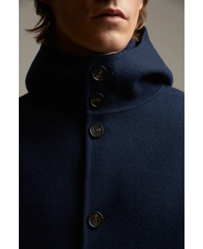spezial madrid Ecoalf 1.0 Tramontanalf Recycled Wool Jacket Dark Navy Rebajas de fábrica