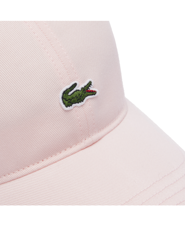 spezial madrid Lacoste Eco Friendly Cotton Cap Pink Descuentos del mes