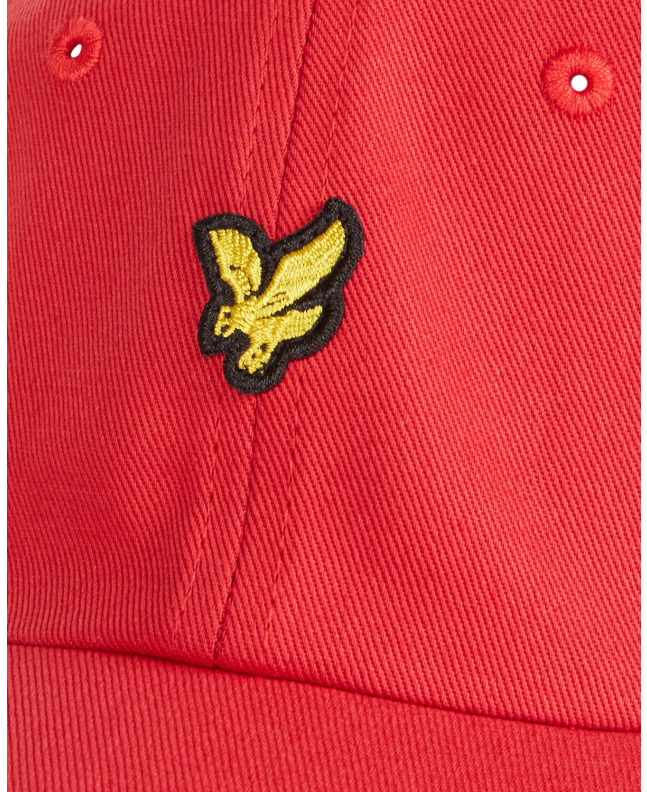 spezial madrid Lyle & Scott Baseball Cap Gala Red Oferta exclusiva