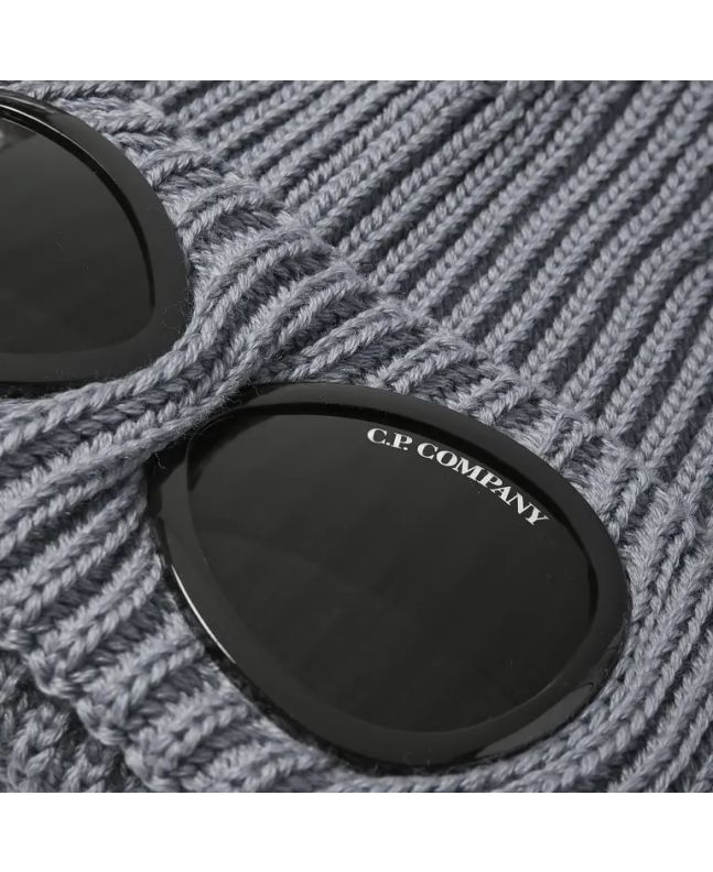 spezial madrid C.P. Company Goggle Beanie Grey Melange Outlet