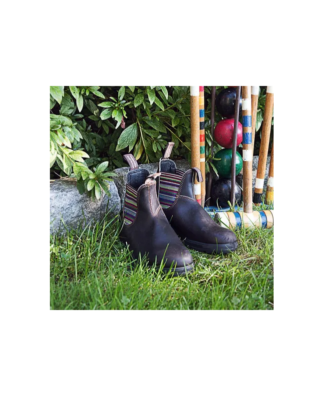 spezial madrid Blundstone Originals Series Boots 1409 Stout Brown & Stripe Rebajas baratas