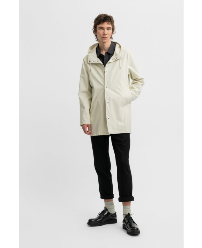 spezial madrid Stutterheim Stockholm Lightweight Raincoat Coconut Rebajas de fábrica
