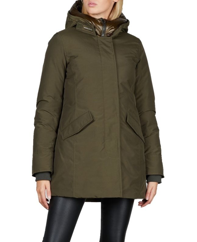 spezial madrid Woolrich W´s Luxury Arctic Parka NF Dark Green Último día