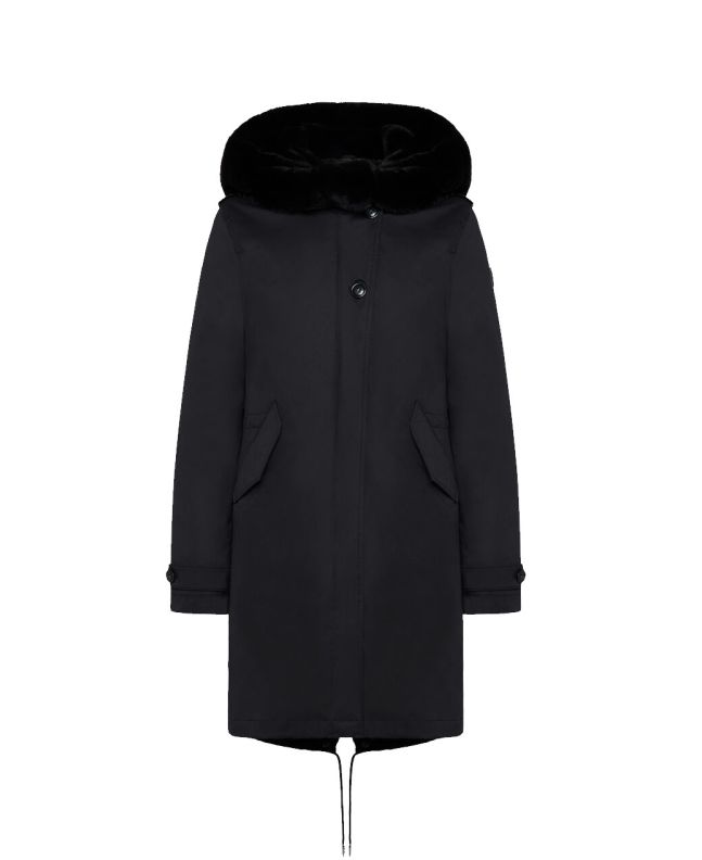 spezial madrid Woolrich W´s Literary Rex Parka Melton Blue