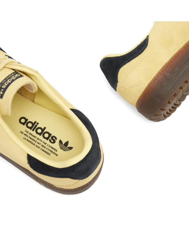 spezial madrid Adidas Bermuda Powder Yellow Core Black & Grey Three Superdescuento
