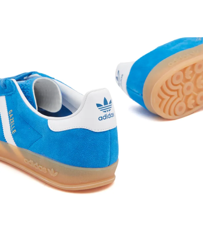 spezial madrid Adidas Gazelle Indoor Bluebird White & Gum Liquidación