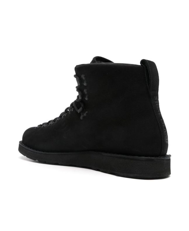 spezial madrid Stone Island S0204 Boots Nubuck Leather Black Tienda de fábrica