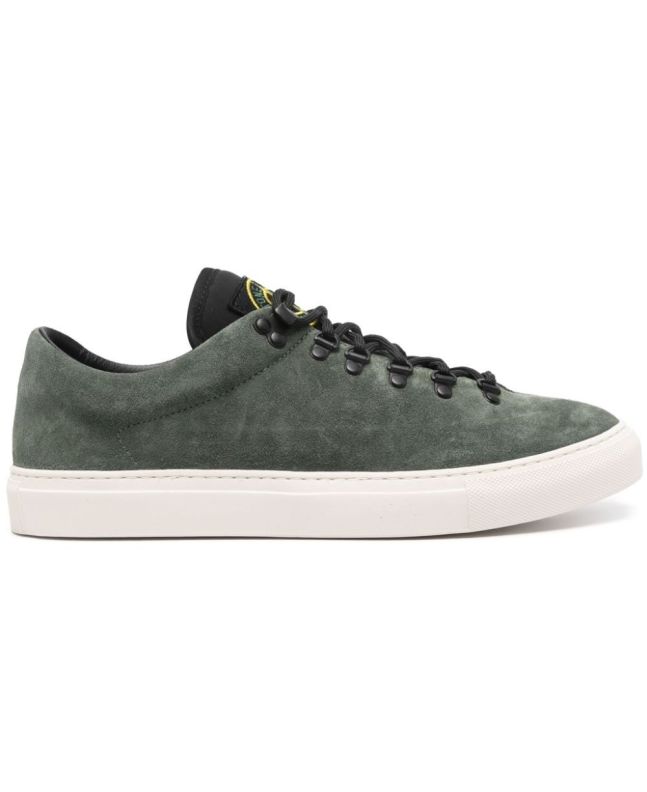 spezial madrid Stone Island S0102 Sneaker Suede Olive Limitado a 3 días