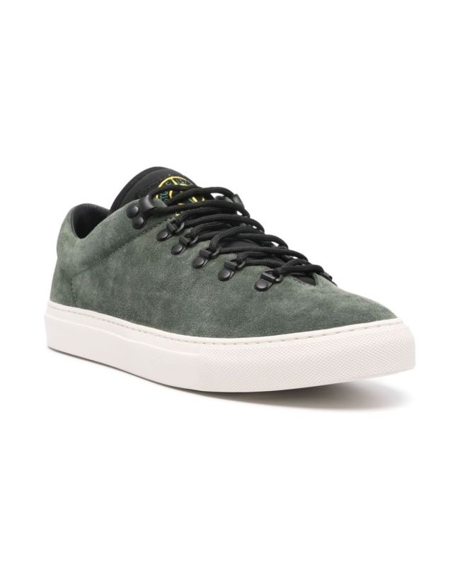 spezial madrid Stone Island S0102 Sneaker Suede Olive Limitado a 3 días