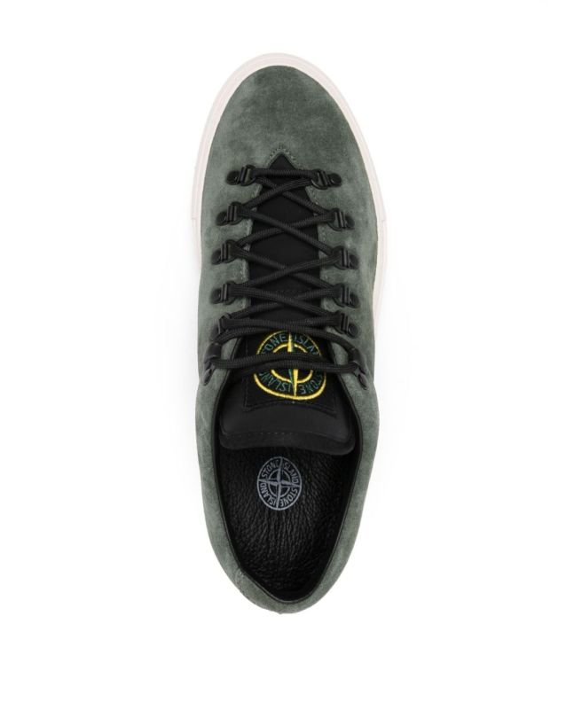 spezial madrid Stone Island S0102 Sneaker Suede Olive Limitado a 3 días