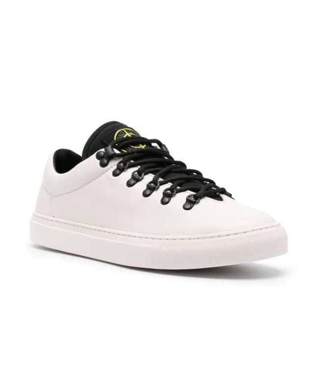spezial madrid Stone Island S0101 Sneaker Leather Natural Ahorra y exporta