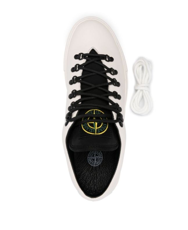 spezial madrid Stone Island S0101 Sneaker Leather Natural Ahorra y exporta