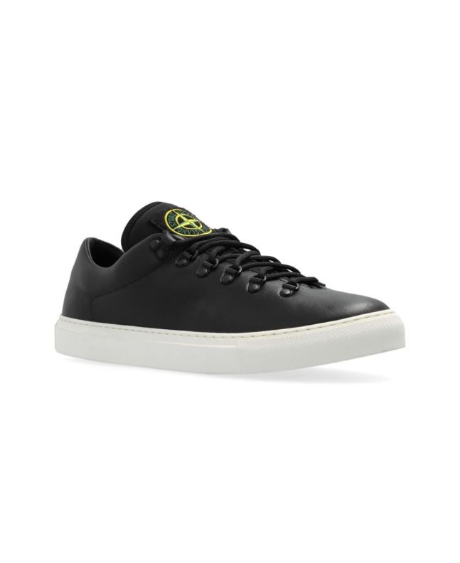 spezial madrid Stone Island S0101 Sneaker Leather Black Precios de Black Friday