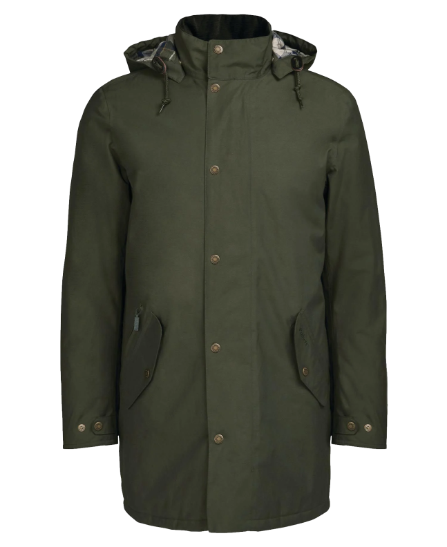 spezial madrid Barbour Chelsea Mac Jacket Olive & Forest Mist Tienda