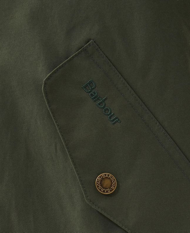 spezial madrid Barbour Chelsea Mac Jacket Olive & Forest Mist Tienda
