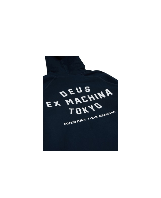 spezial madrid Deus Ex Machina Tokyo Address Hoodie Navy Superdescuento