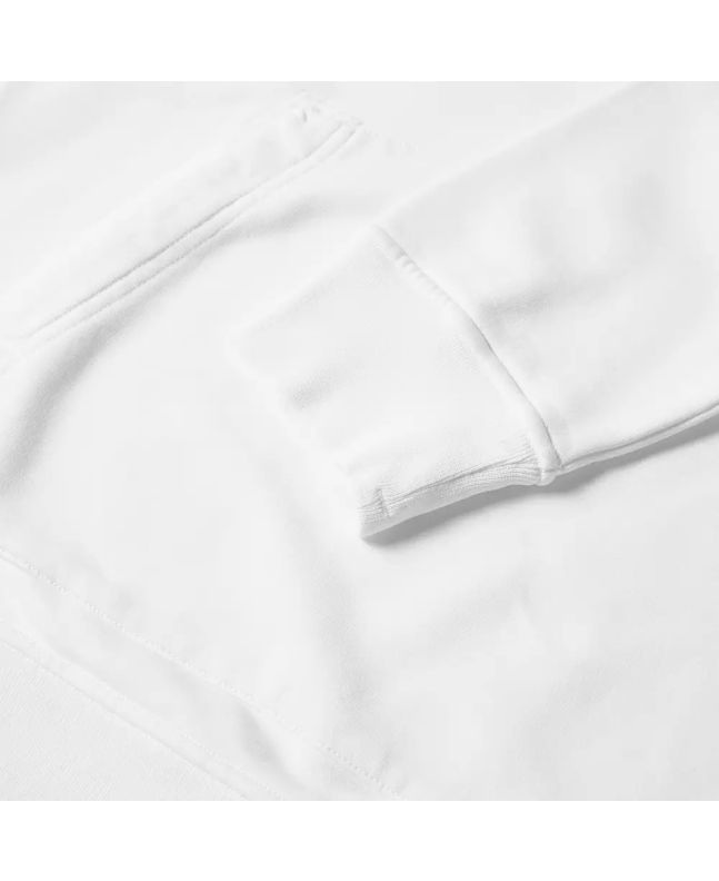 spezial madrid Stone Island 64151 Garment Dyed Popover Hoody White Grandes descuentos