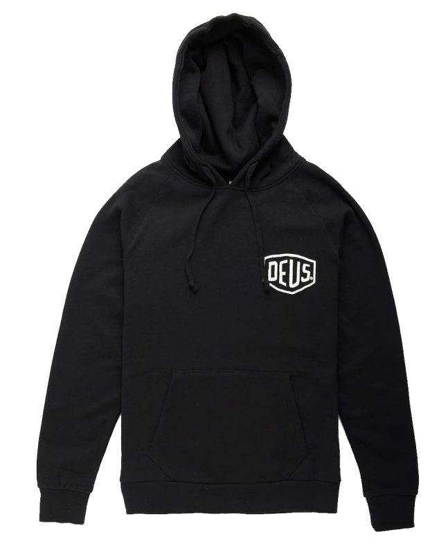 spezial madrid Deus Ex Machina Milano Address Hoodie Sweatshirt Black Liquidación