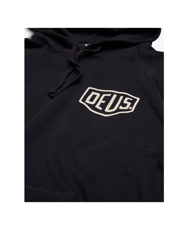 spezial madrid Deus Ex Machina Milano Address Hoodie Sweatshirt Black Liquidación