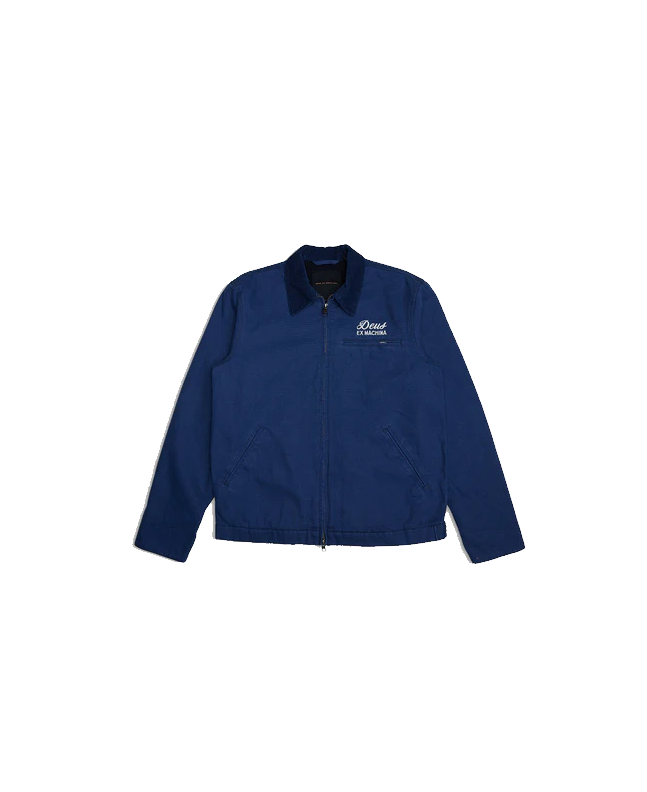 spezial madrid Deus Ex Machina Address Worwear Jacket Mechanic Blue