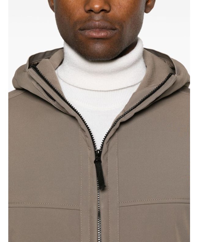 spezial madrid Stone Island Q0322 Soft Shell-R_E.DYE® Recycled Polyester Jacket Walnut Libre de impuestos