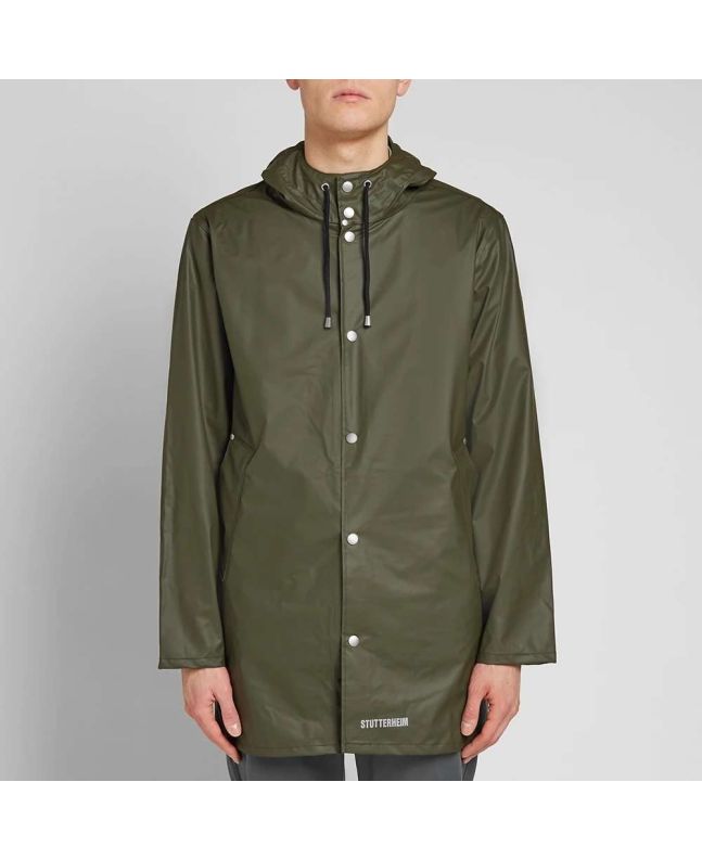 spezial madrid Stutterheim Stockholm Lightweight Raincoat Green Rebajas top