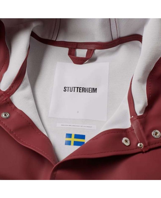 spezial madrid Stutterheim Stockholm Raincoat Burgundy Último día