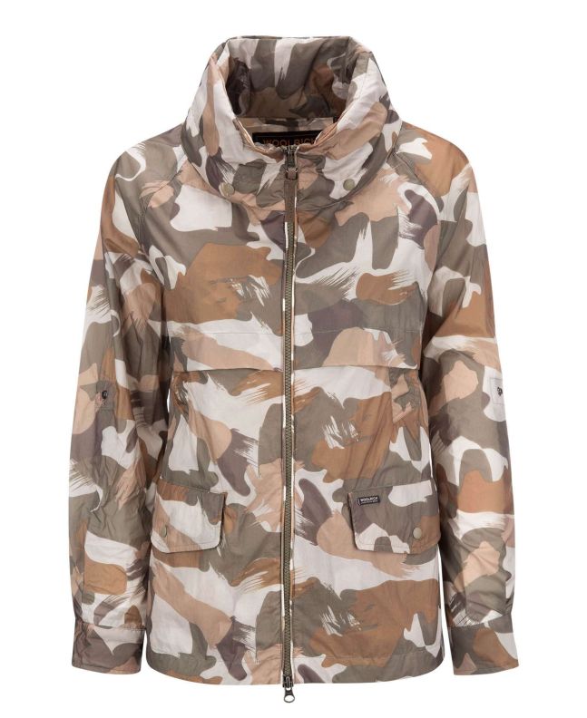 spezial madrid Woolrich W´s Short A-Line Anorak Camou Oferta especial de fábrica