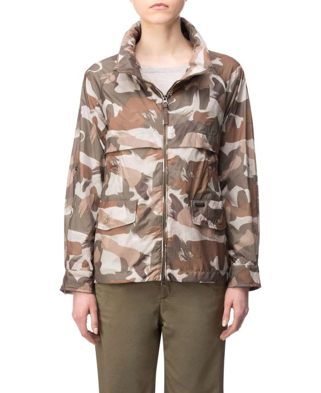 spezial madrid Woolrich W´s Short A-Line Anorak Camou Oferta especial de fábrica