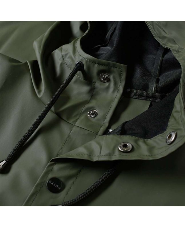 spezial madrid Rains Long Jacket Green Grandes descuentos