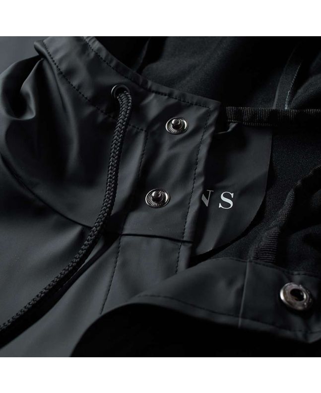 spezial madrid Rains Long Jacket Black Liquidación