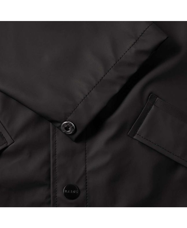 spezial madrid Rains Classic Jacket Black Tienda de fábrica