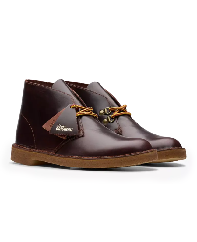 spezial madrid Clarks Originals Desert Boot Hilker Burgundy Leather Precio ultrabajo