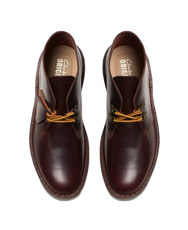 spezial madrid Clarks Originals Desert Boot Hilker Burgundy Leather Precio ultrabajo