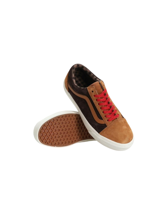 spezial madrid Vans UA Old Skool Pig Suede Plaid Glazer & Ginger Venta caliente