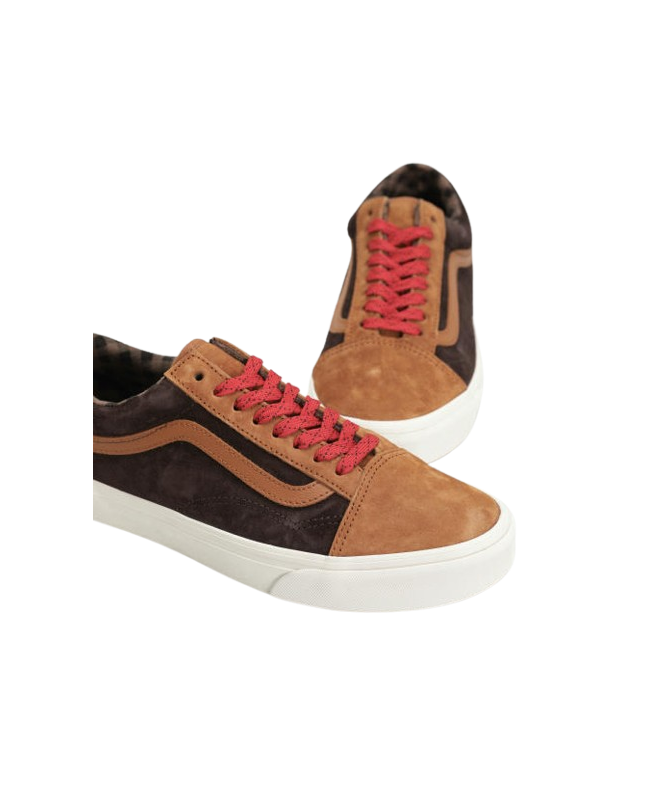 spezial madrid Vans UA Old Skool Pig Suede Plaid Glazer & Ginger Venta caliente