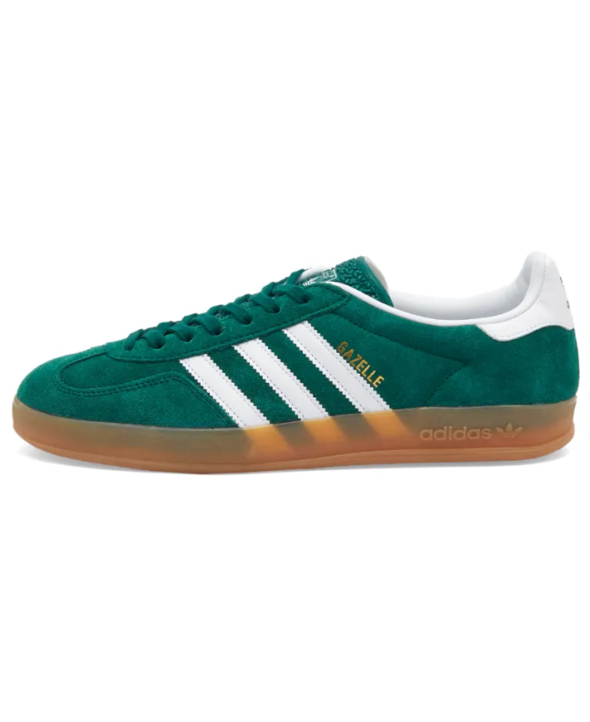 spezial madrid Adidas Gazelle Indoor Collegiate Green White & Gum En oferta