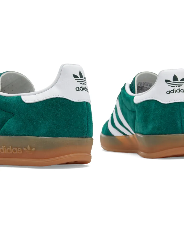 spezial madrid Adidas Gazelle Indoor Collegiate Green White & Gum En oferta